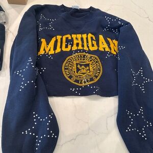University of Michigan sweatshirt
